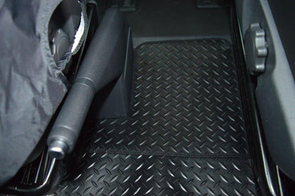 Volkswagen VW Transporter T5 Rubber Floor Mat - Front with Captain Seats
