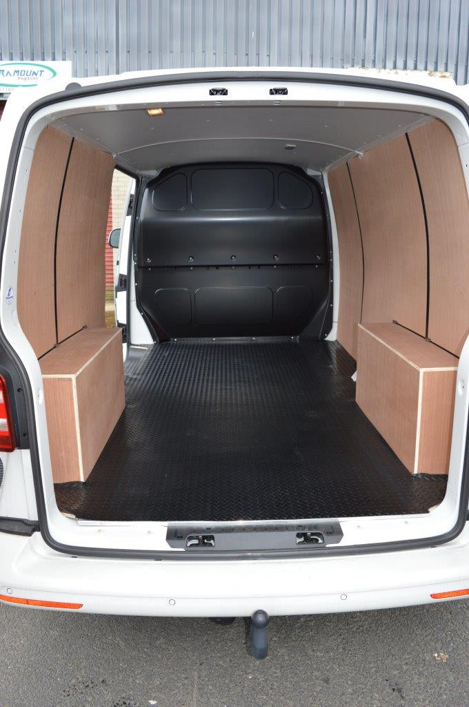 Volkswagen VW Transporter T6 SWB Rear Load Liner Rubber Mat RHD