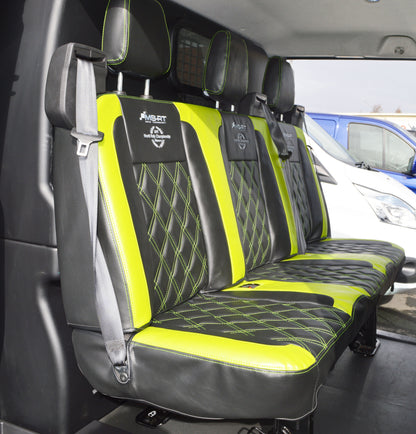 Ford Transit Crewcab - Black With Citrus Green inserts