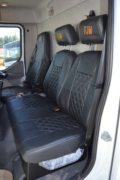DAF LF Truck Tailored Seat Covers - Black