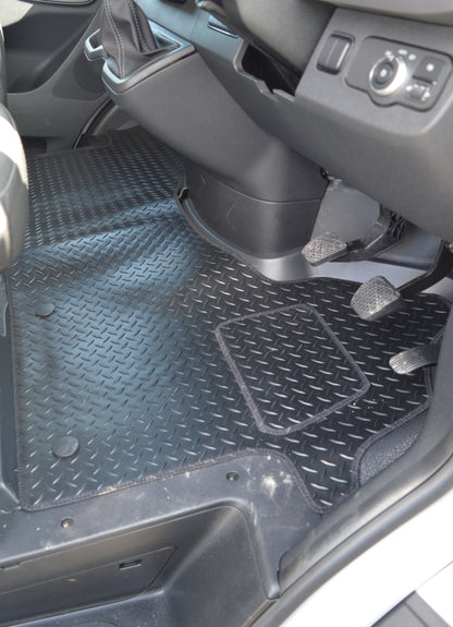Mercedes Sprinter - Rubber Heavy Duty Full Cover Floor Mats - 2019 - Present