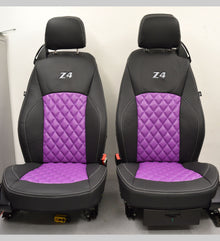 BMW Z4 E85 Tailored Diamond Quilted Tailored Car Seat Covers