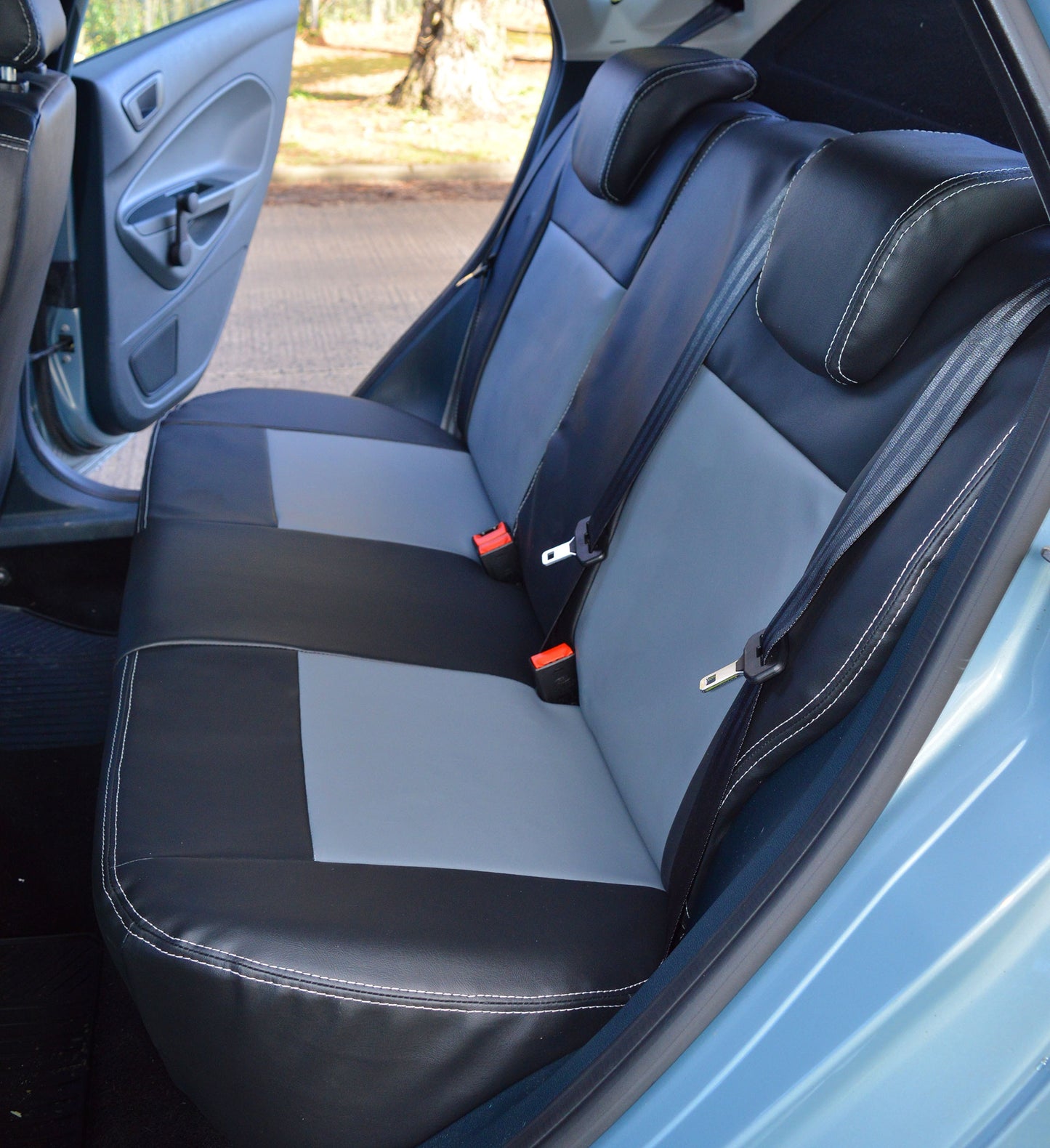 Ford Fiesta MK7 Waterproof Waterproof Leather Look Car Seat Covers