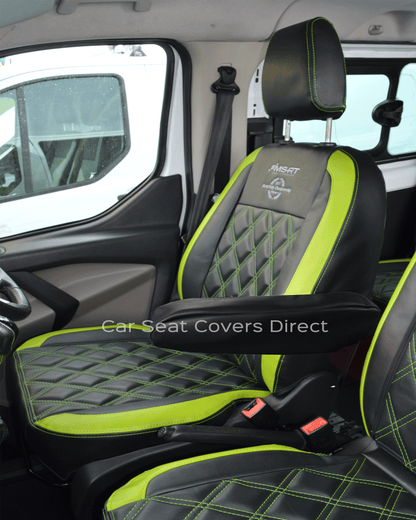 Ford Transit Crewcab - Black With Citrus Green inserts