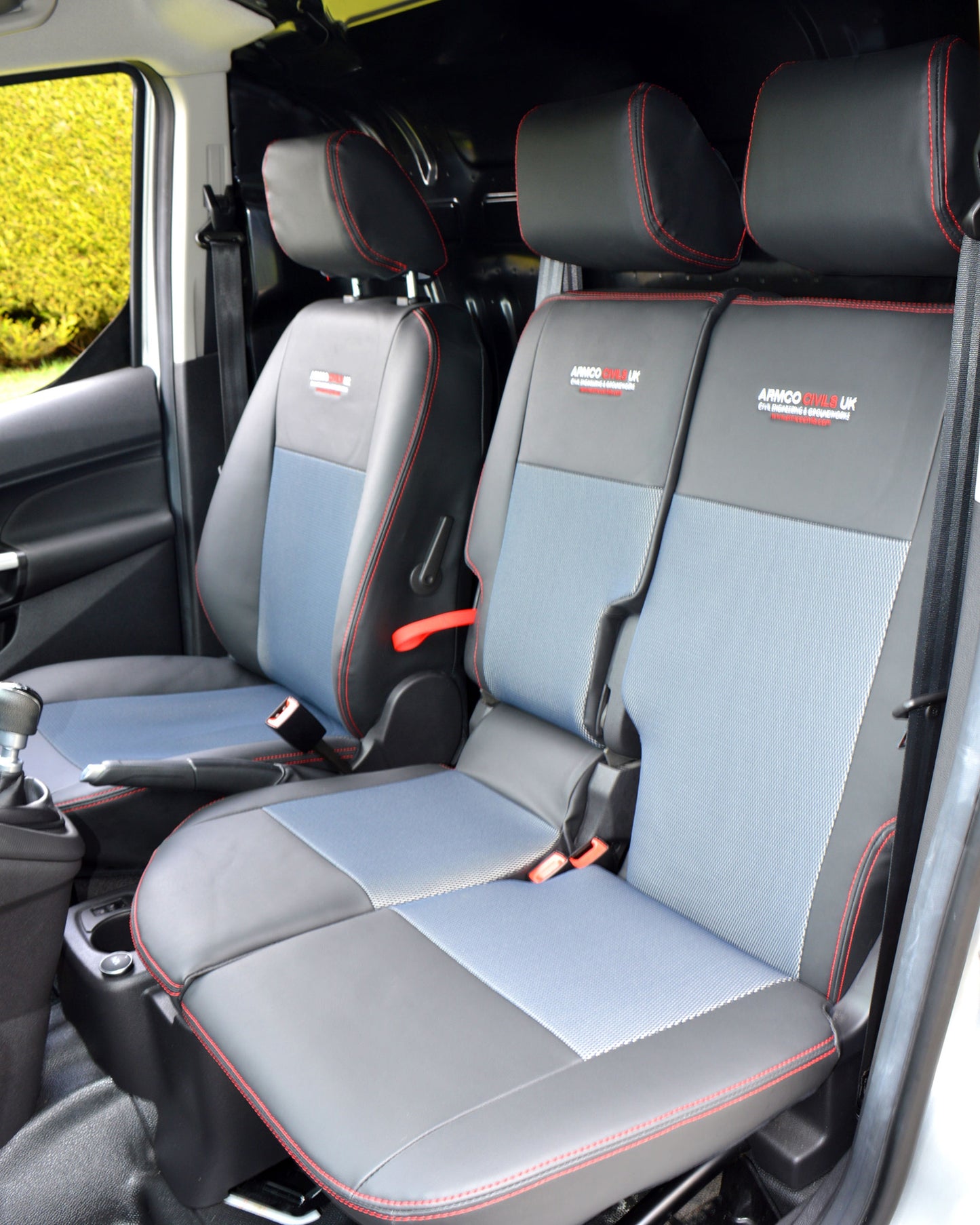 Ford Transit Connect - Foam Backed Leatherette & Fabric