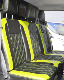 Ford Transit Crewcab - Black With Citrus Green inserts