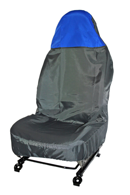 Single Seat Protector Audi Rings Logo - Available in different colours
