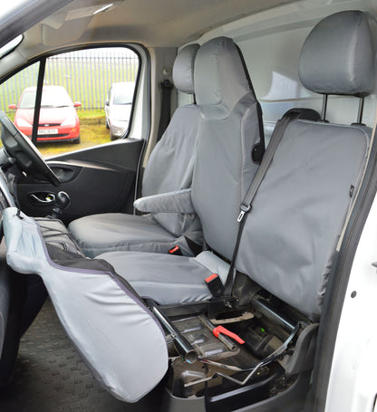 Renault Trafic Tailored EXTRA Heavy Duty Waterproof Seat Covers - Grey