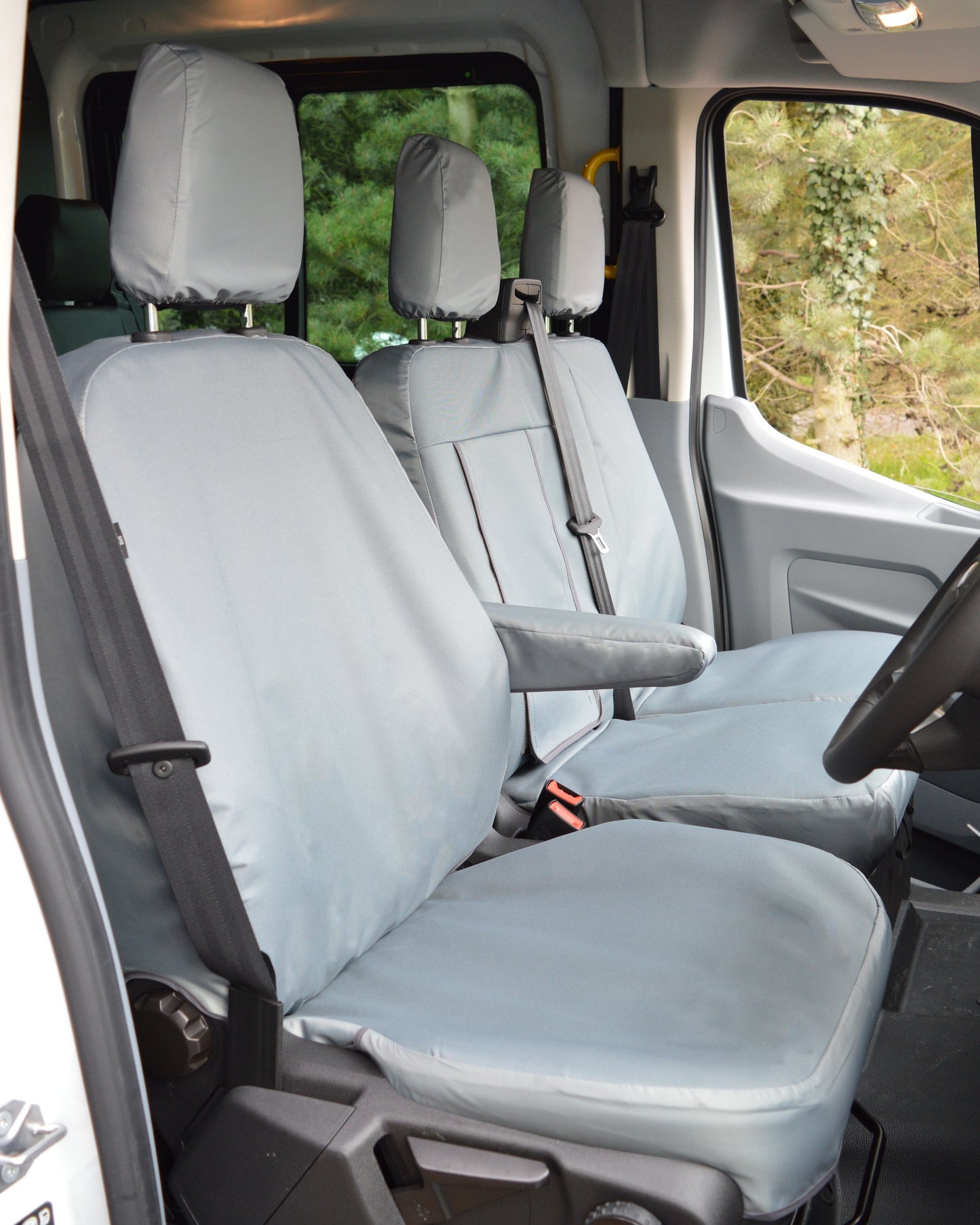 Ford Transit LWB / Tipper EXTRA Heavy Duty Waterproof Grey Seat Covers
