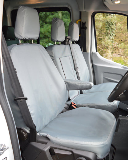 Ford Transit LWB / Tipper EXTRA Heavy Duty Waterproof Grey Seat Covers