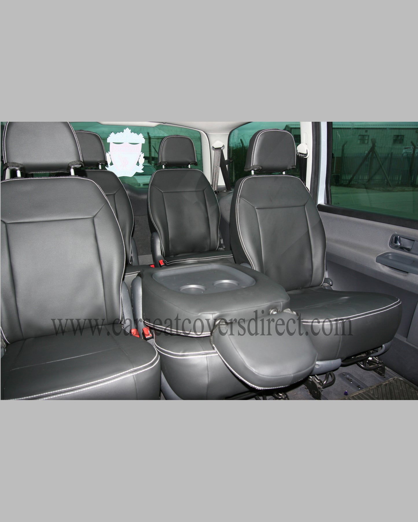 Ford Galaxy 2nd Gen Black Leatherette