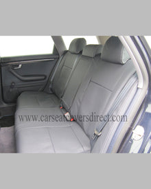 Audi A4 B7 Black Leatherette & Silver Stitching