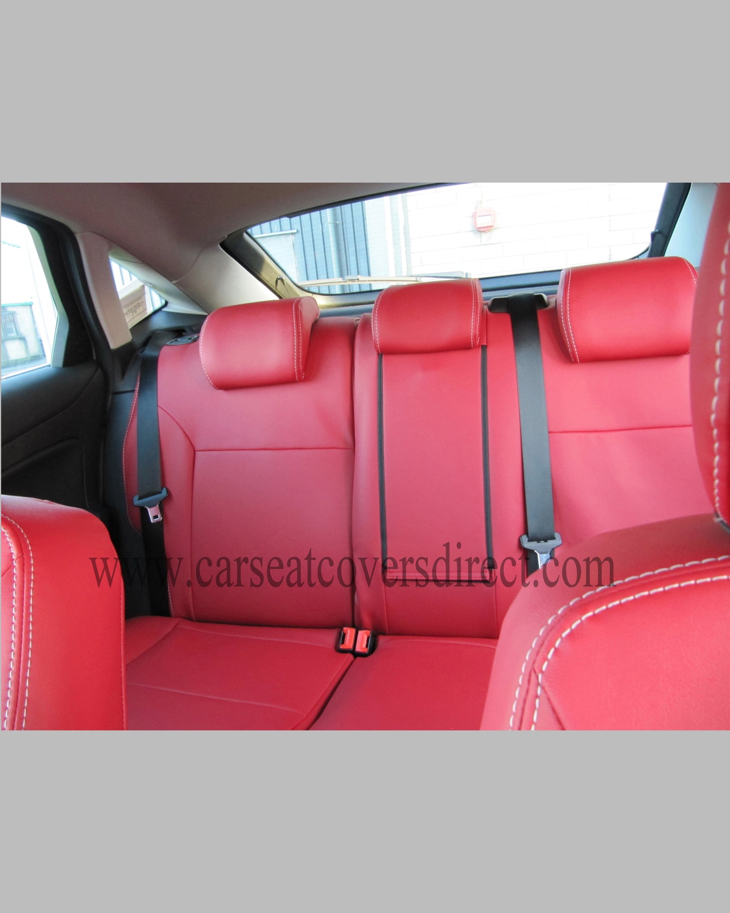 Ford Mondeo Zetec 4TH Gen Red Leatherette seat covers