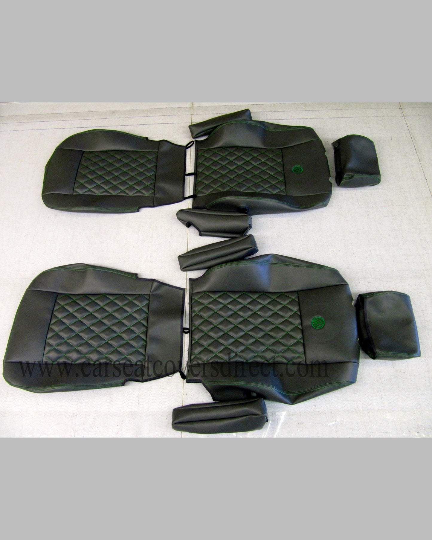 Volkswagen Transporter T4 Black Diamond Quilted Seat Covers