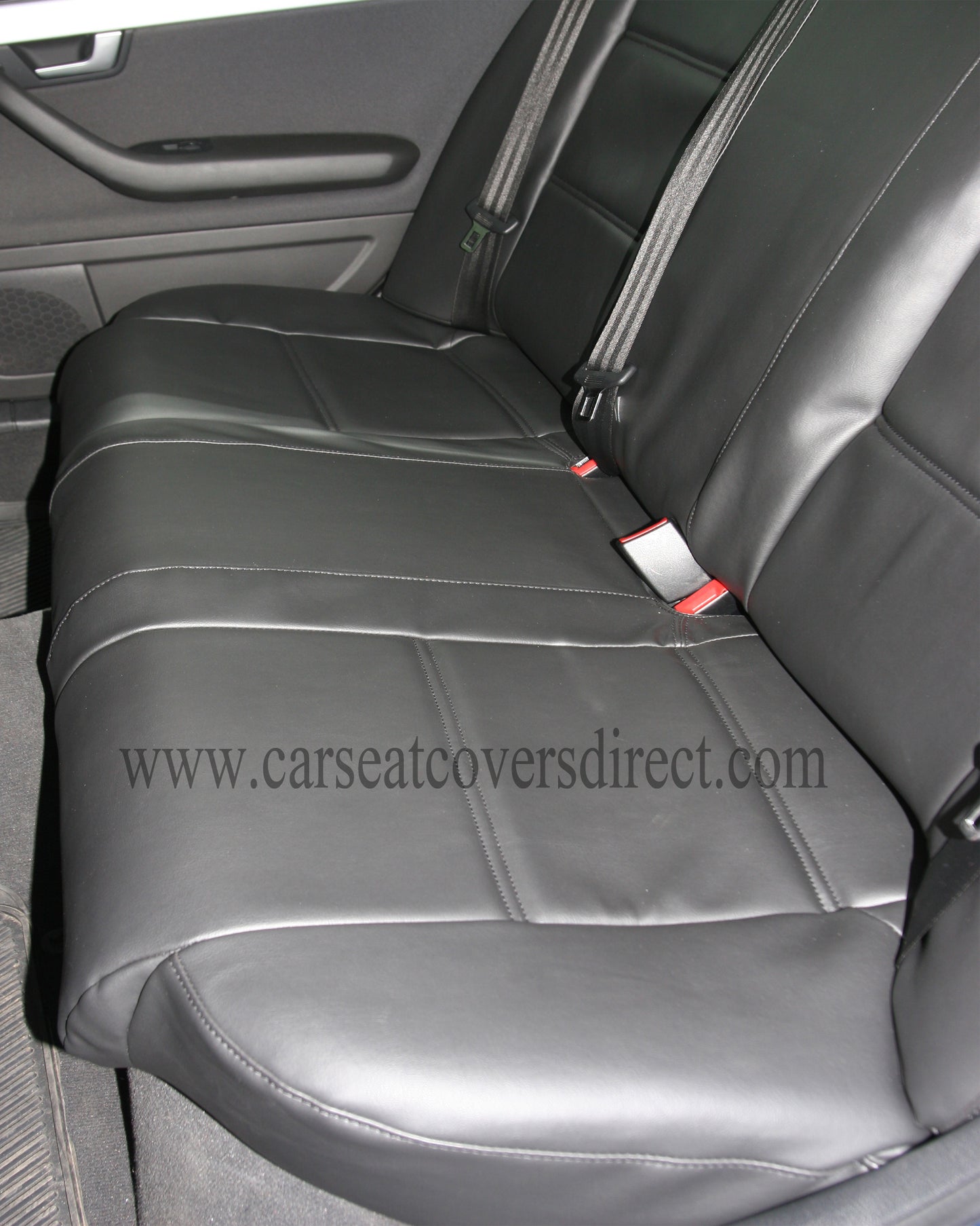 Audi A4 B7 - Black Leatherette & Fabric Centre