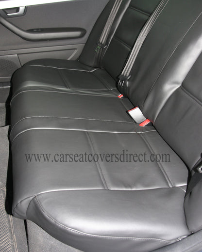 Audi A4 B7 - Black Leatherette & Fabric Centre