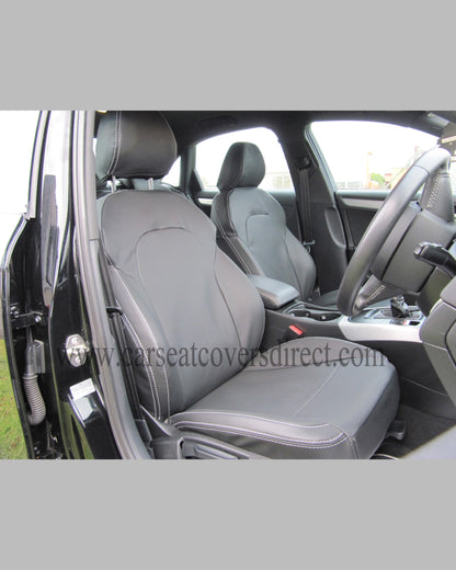 Audi A4 B8 Seat - Black Leatherette with S-Line logo