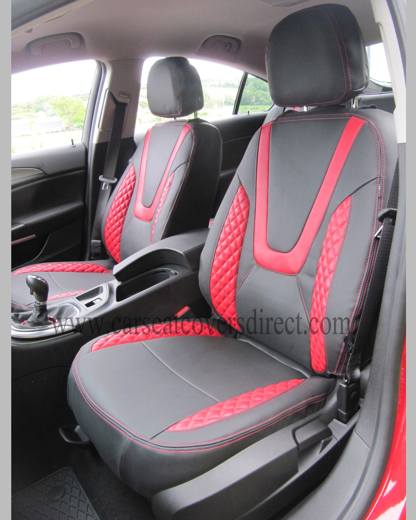 Opel INSIGNIA Black & Red Seat Covers