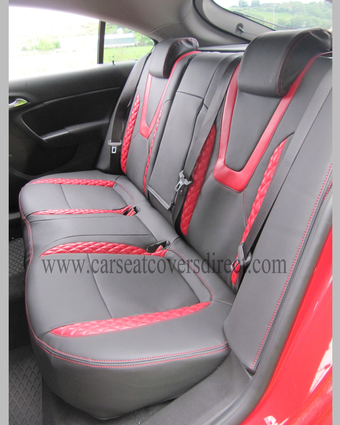 Opel INSIGNIA Black & Red Seat Covers