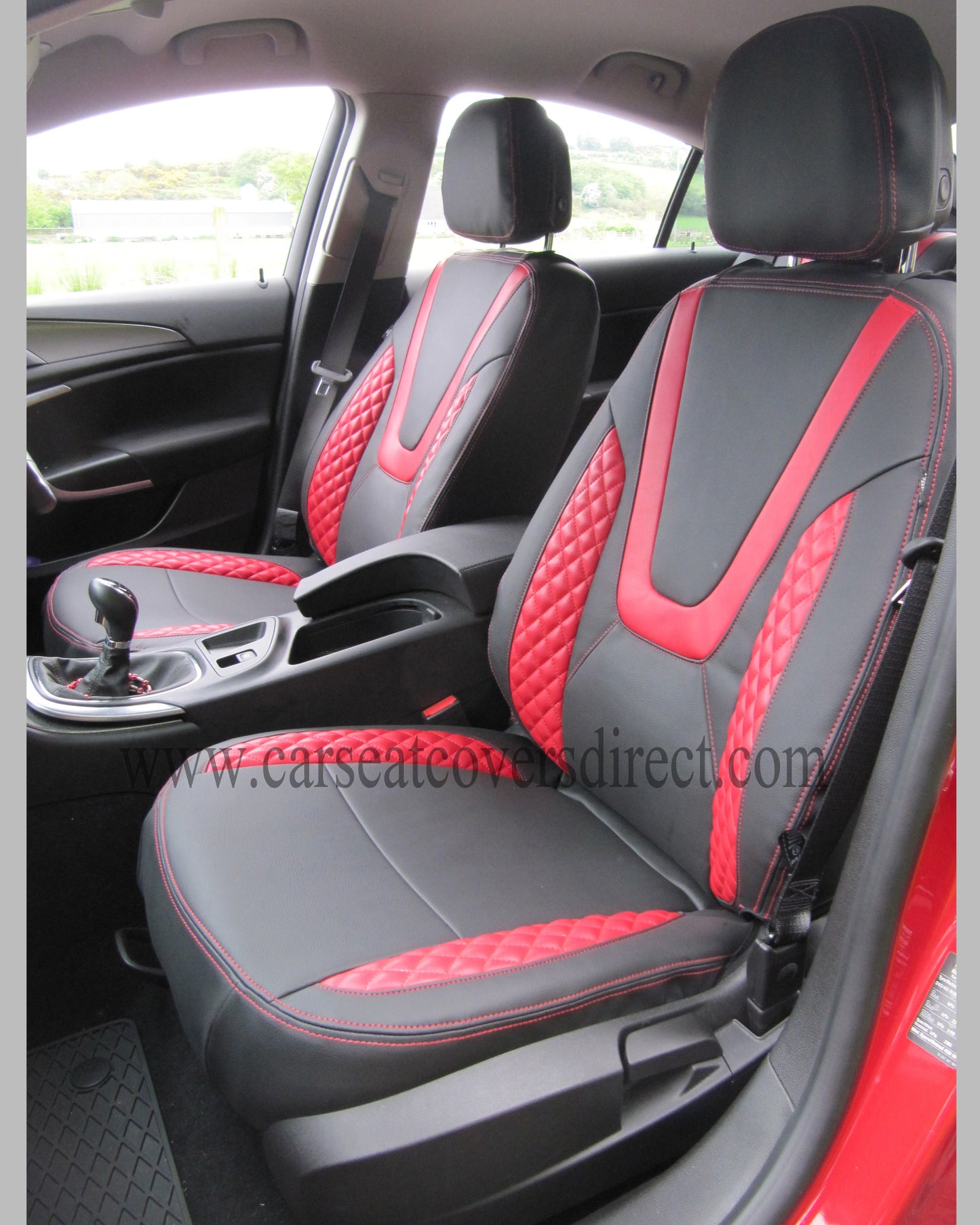 Opel INSIGNIA Black & Red Seat Covers