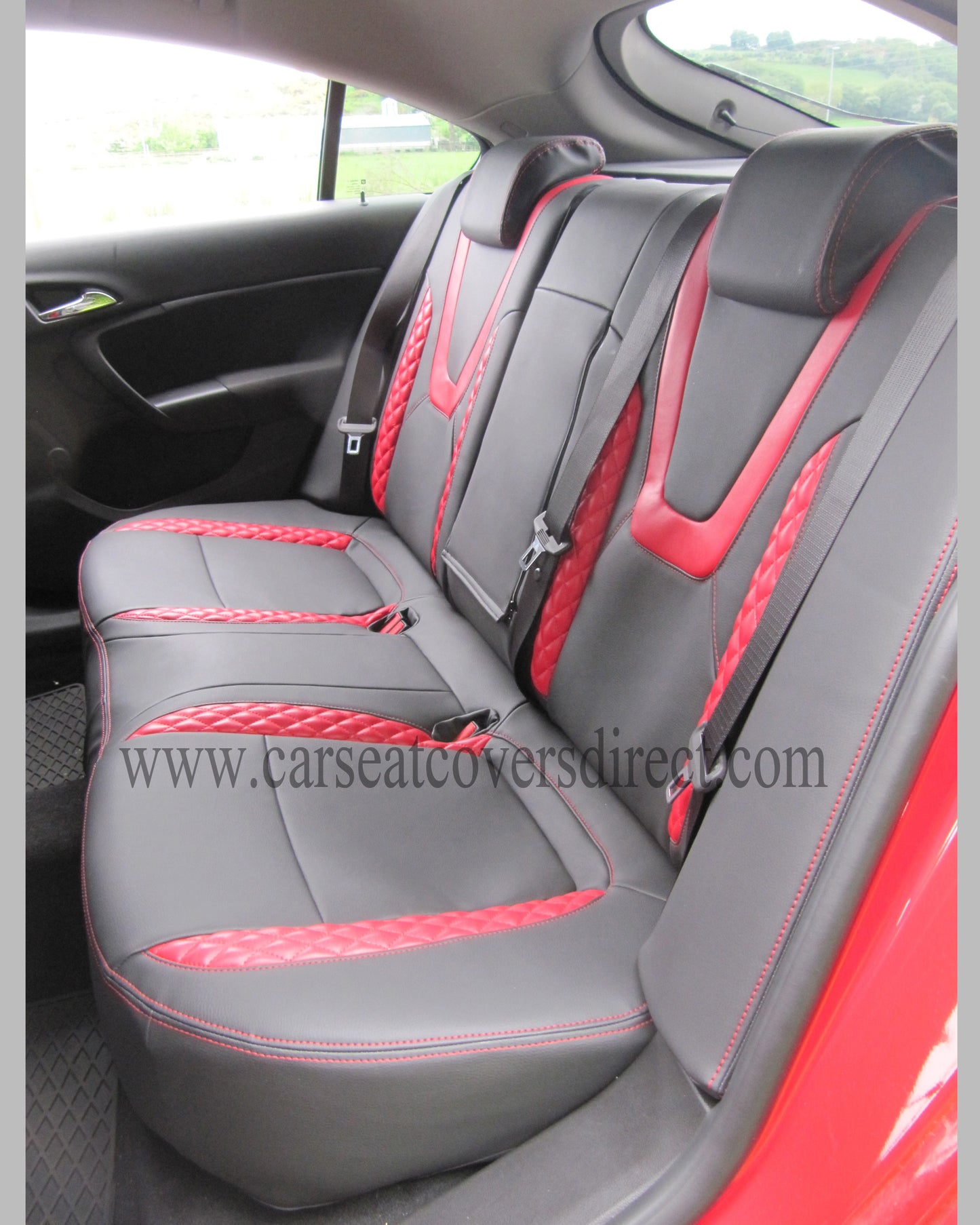 Opel INSIGNIA Black & Red Seat Covers