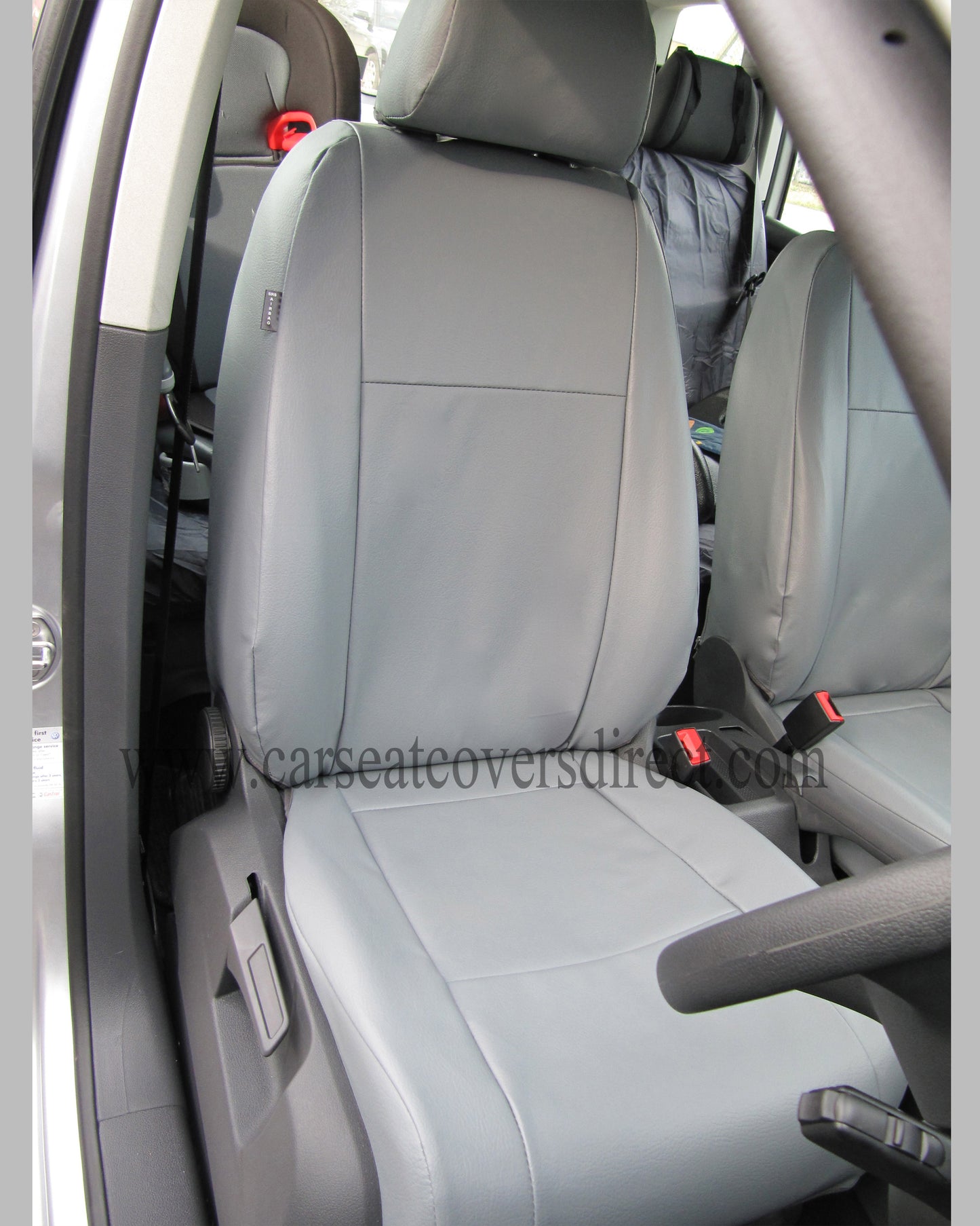 VOLKSWAGEN VW TOURAN Black & Grey Seat Covers: 7 Seats.