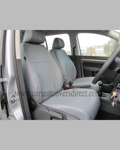 VOLKSWAGEN VW TOURAN Black & red Seat Covers 7 seats
