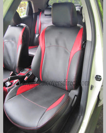 Nissan JUKE Black and Red Seat Covers