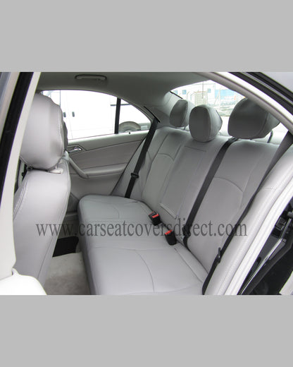Mercedes C-CLASS W203 Grey Leatherette seat covers