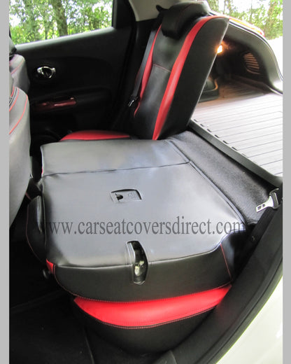 Nissan JUKE Black and Red Seat Covers