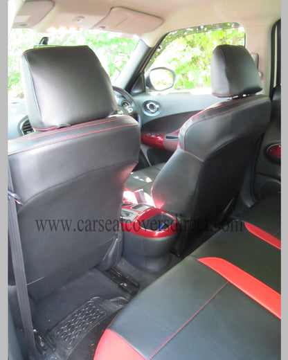 Nissan JUKE Black and Red Seat Covers