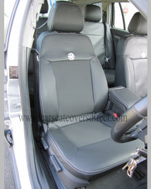Opel VECTRA C Black Leatherette Seat Covers