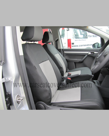 VOLKSWAGEN VW TOURAN Black & red Seat Covers 7 seats