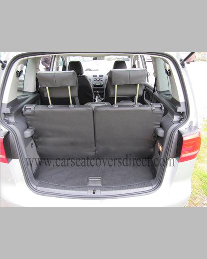 VOLKSWAGEN VW TOURAN Black & Grey Seat Covers: 7 Seats.