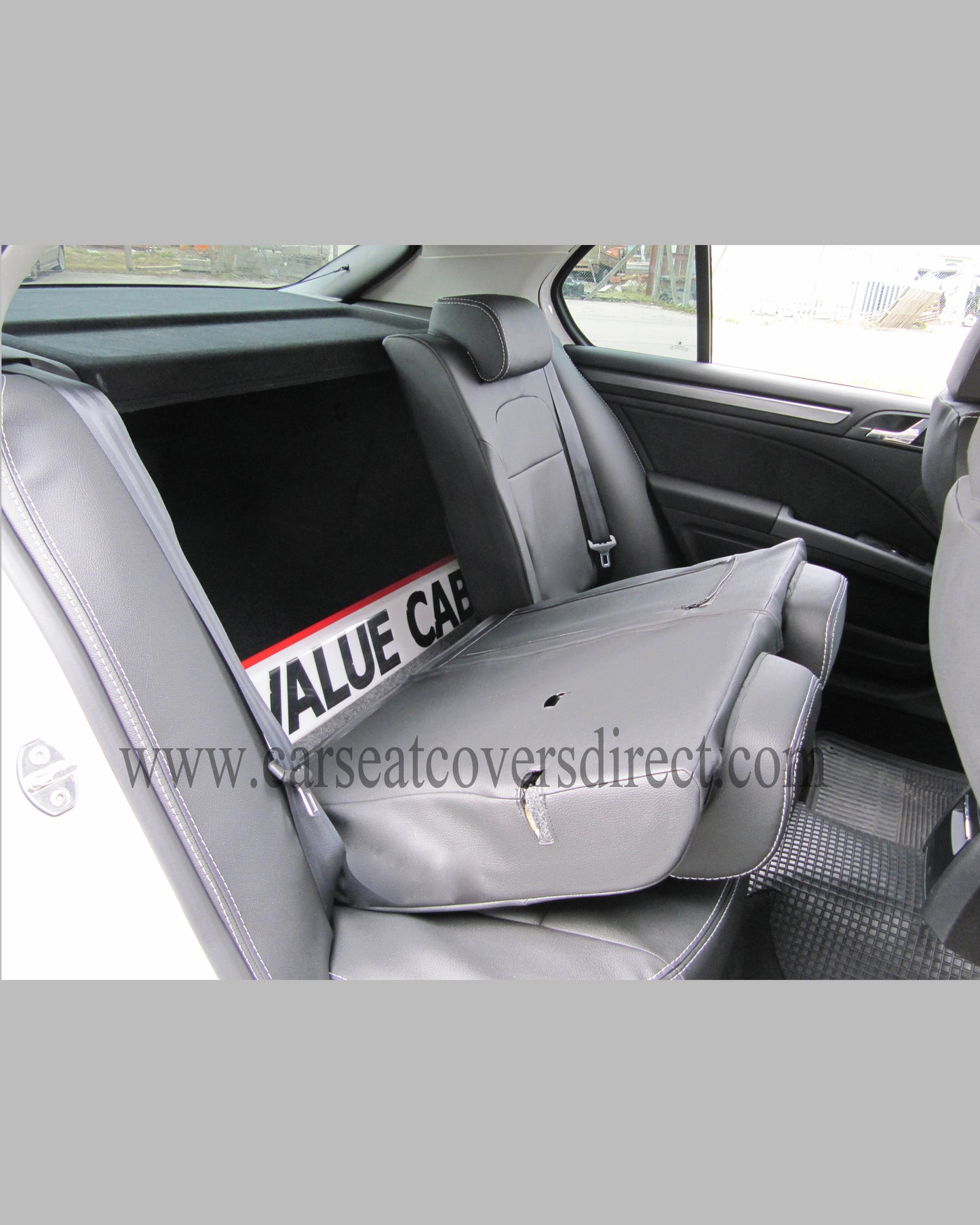 Skoda SUPERB 2ND GEN Black Cloth Seat Covers
