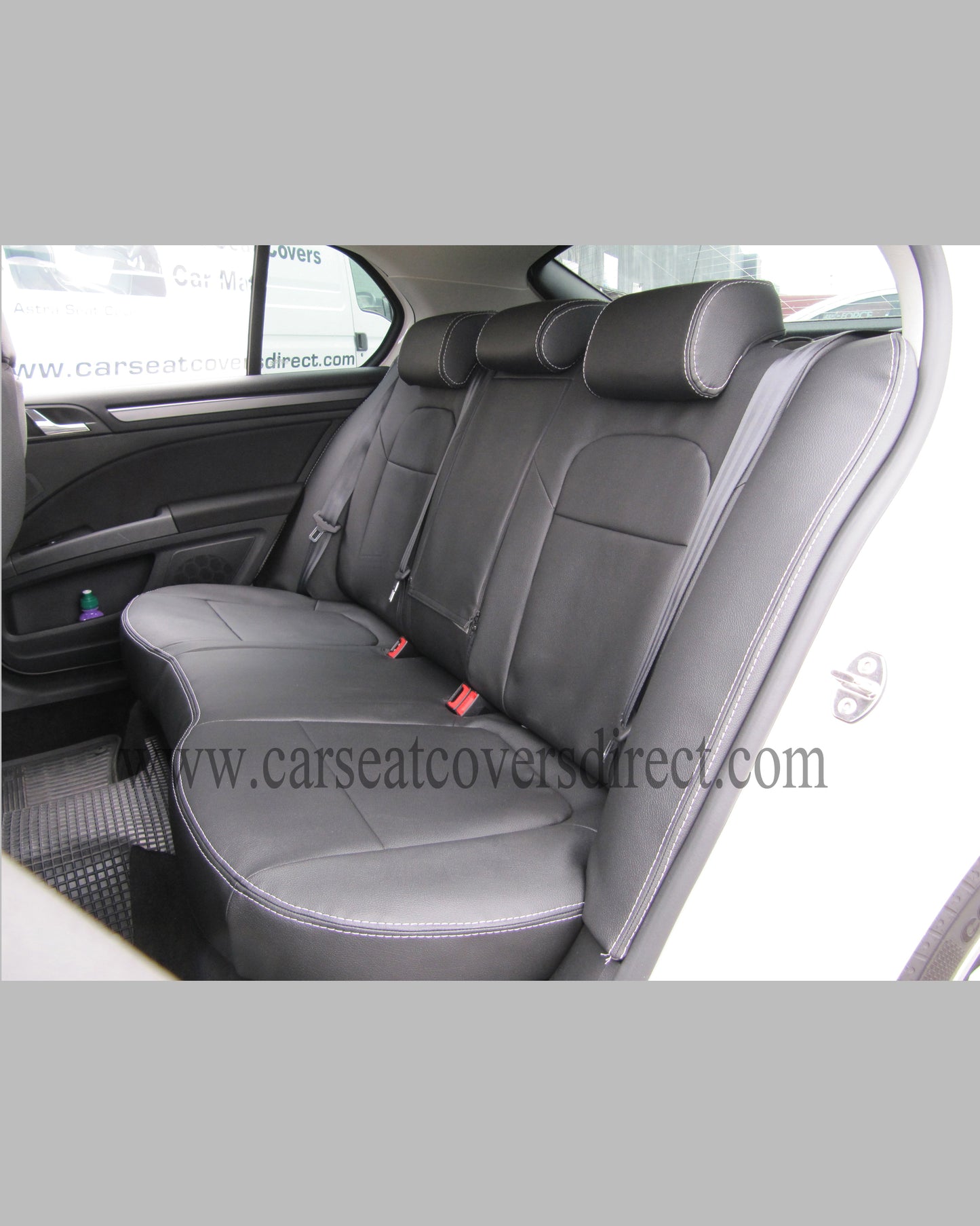 Skoda SUPERB 2ND GEN Black Cloth Seat Covers