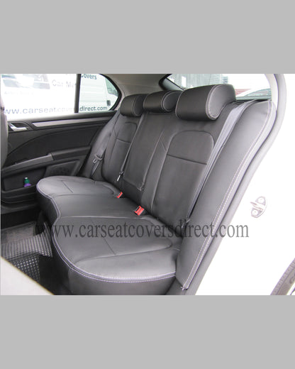 Skoda SUPERB 2ND GEN Black Cloth Seat Covers