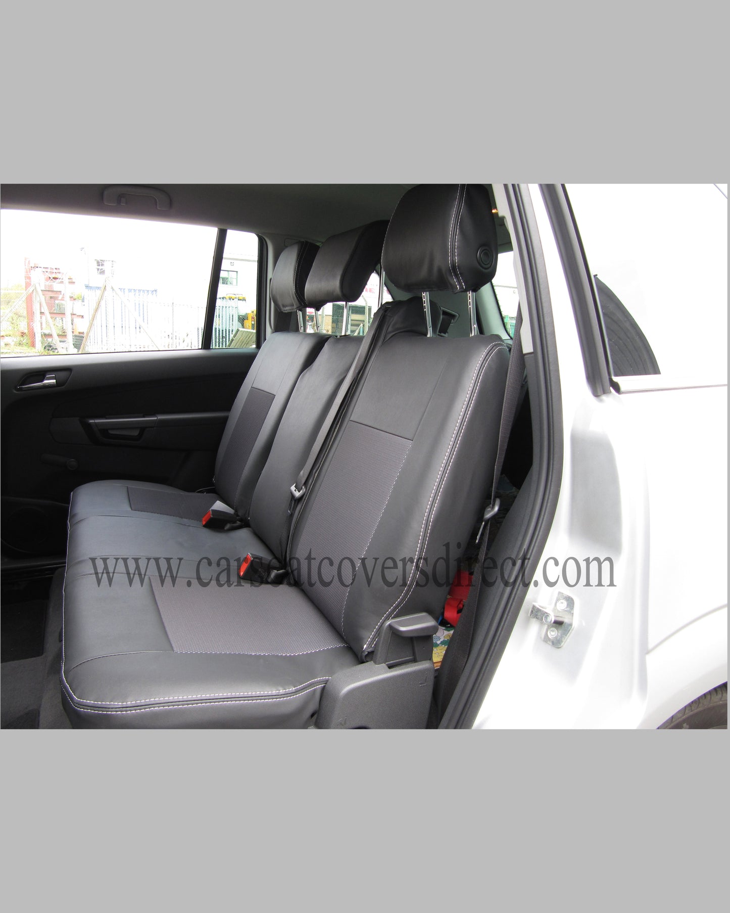Opel ZAFIRA Leatherette & Cloth Seat Covers