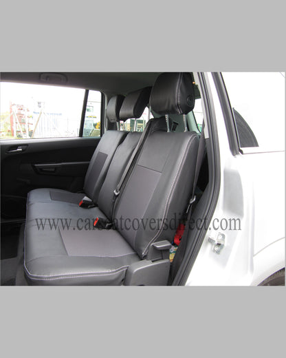Opel ZAFIRA Leatherette & Cloth Seat Covers