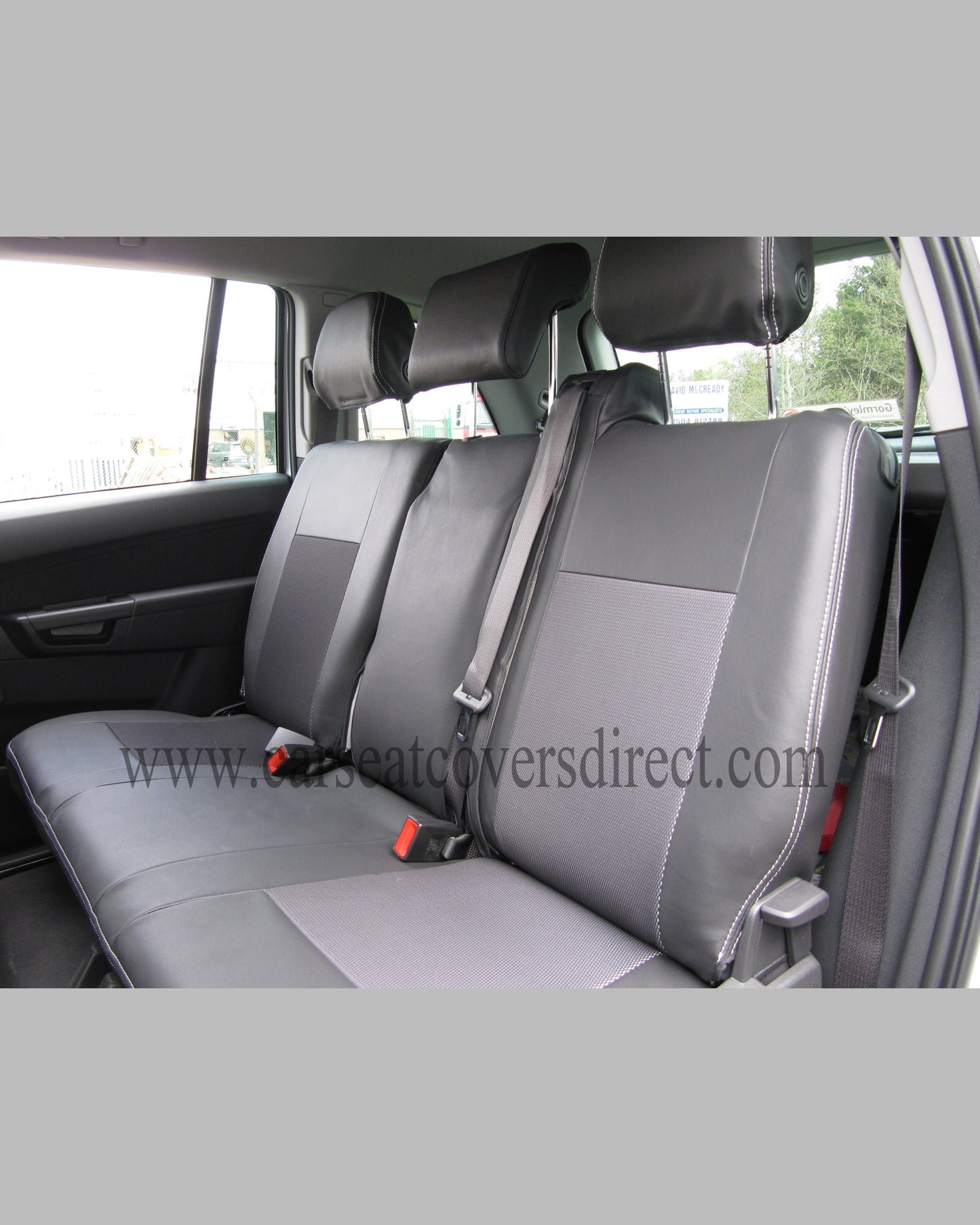 Opel ZAFIRA Leatherette & Cloth Seat Covers