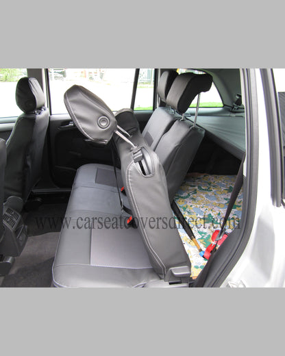 Opel ZAFIRA Leatherette & Cloth Seat Covers