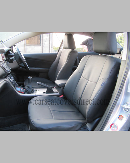 Mazda 6 2ND GEN Black And Grey Leatherette seat covers