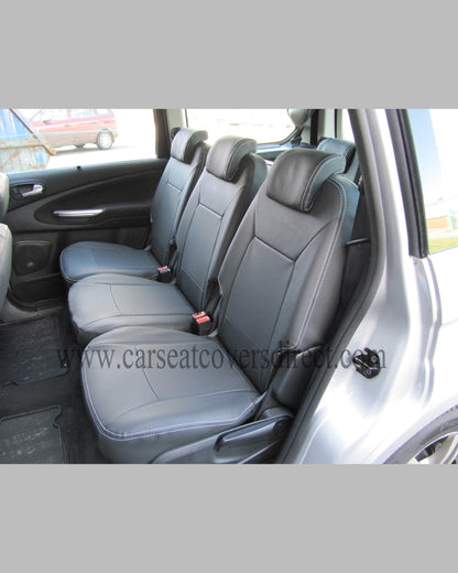 Ford Galaxy 3rd Gen Cirus Black Leatherette seat covers