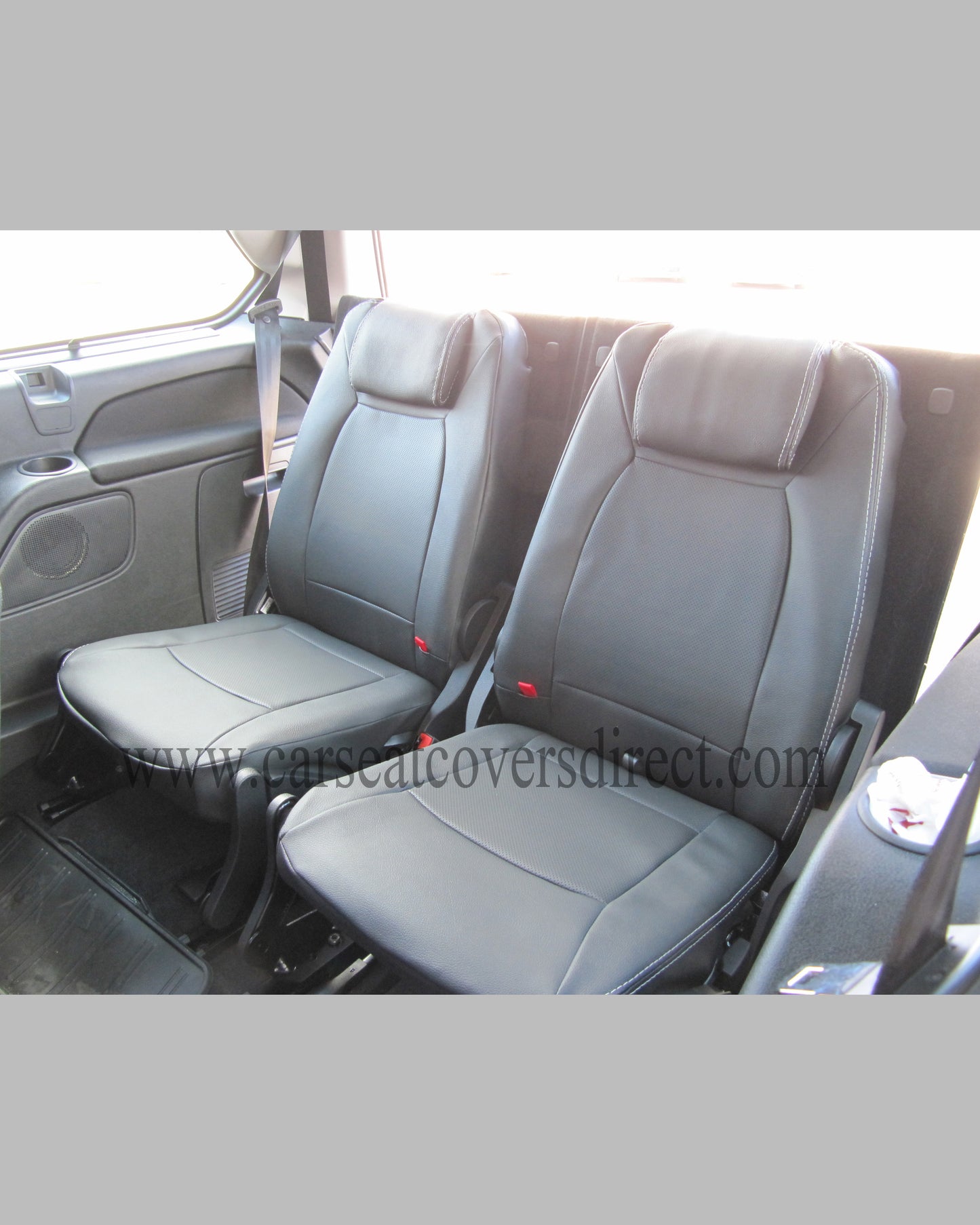 Ford Galaxy 3rd Gen Cirus Black Leatherette seat covers