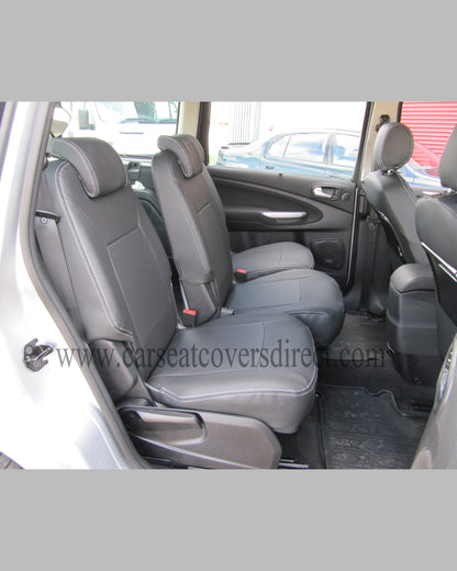 Ford Galaxy 3rd Gen Cirus Black Leatherette seat covers