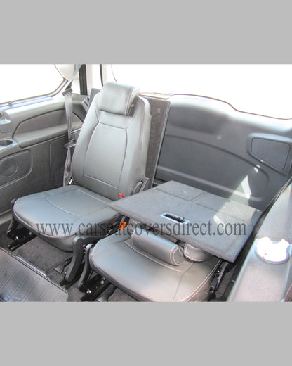Ford Galaxy 3rd Gen Cirus Black Leatherette seat covers