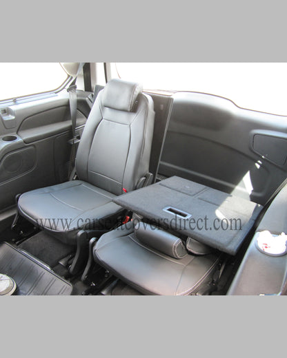 Ford Galaxy 3rd Gen Cirus Black Leatherette seat covers