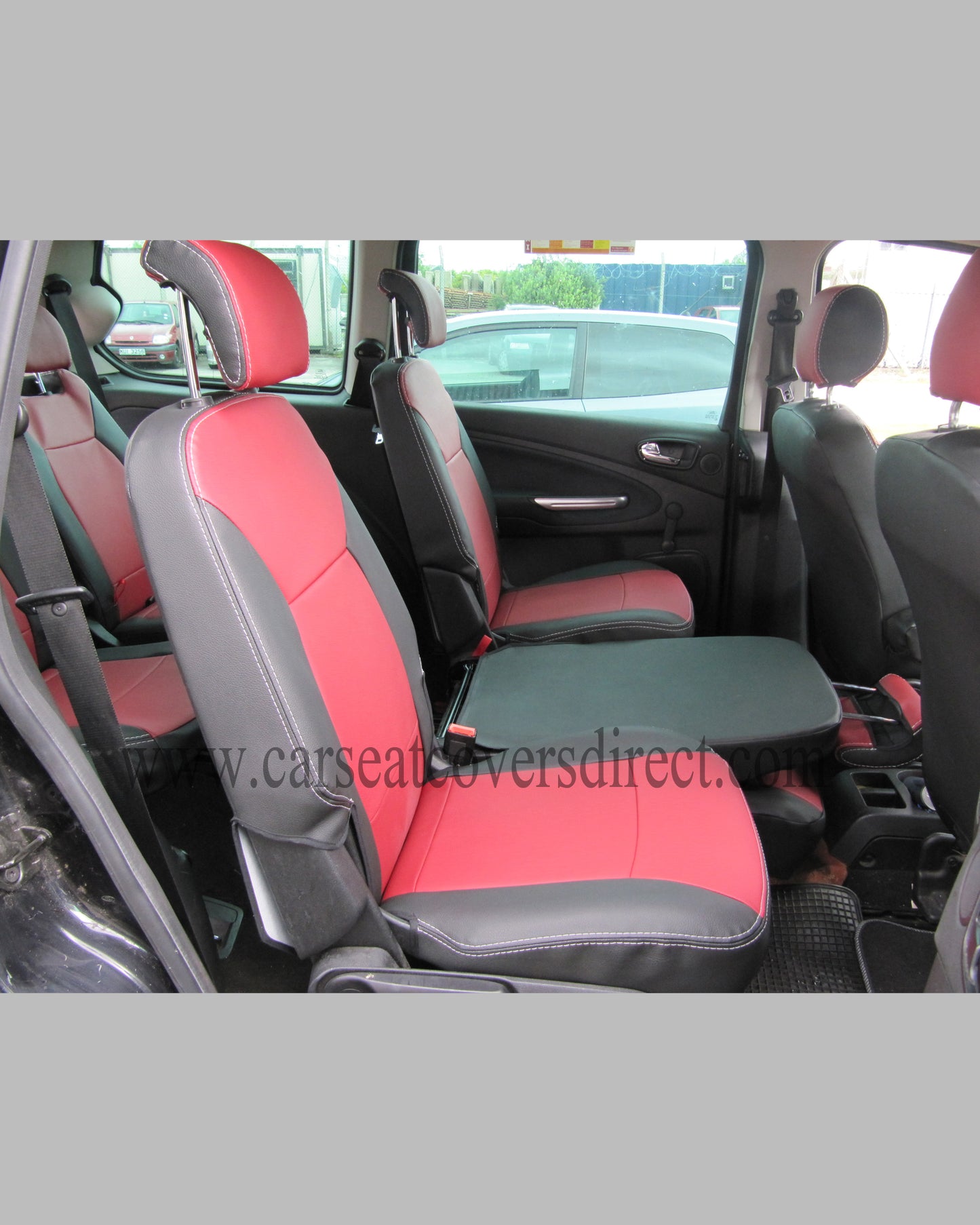 Ford Galaxy 3rd Gen Cirus Black Leatherette seat covers