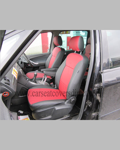 Ford Galaxy 3rd Gen Cirus Black Leatherette seat covers