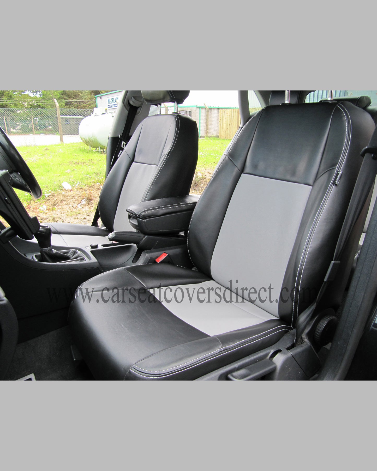 Audi A4 B8 Black & Grey With Logos